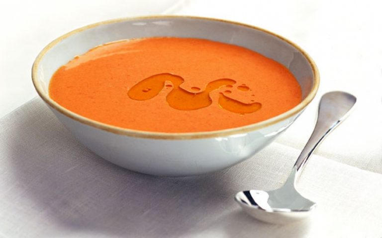 Quitar fácilmente las manchas de gazpacho