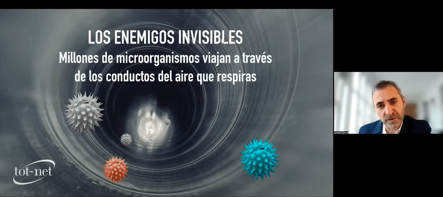 Tot-Net pone de relieve la importancia de la limpieza de los sistemas de climatización