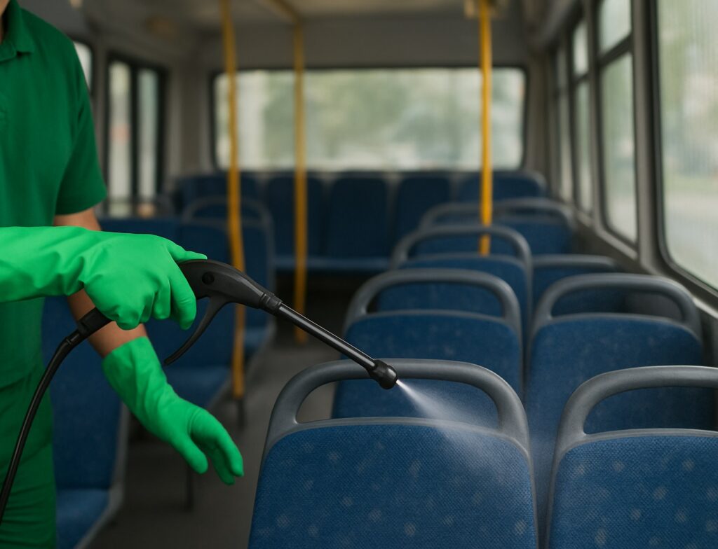 Tot-Net reforça la seguretat i la higiene en el transport públic amb neteges tècniques i desinfecció d’autobusos